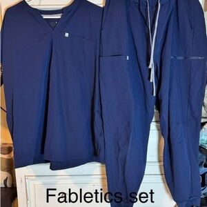 Fabletics Deep Blue Medical Set